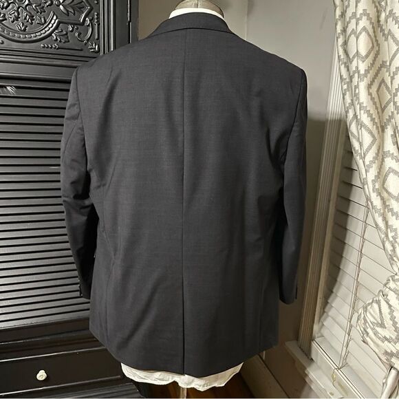 Brooks Brothers Mens Sport Coat Charcoal Gray Explorer Madison Fit Wool Sz‎ 48R - Picture 2 of 12